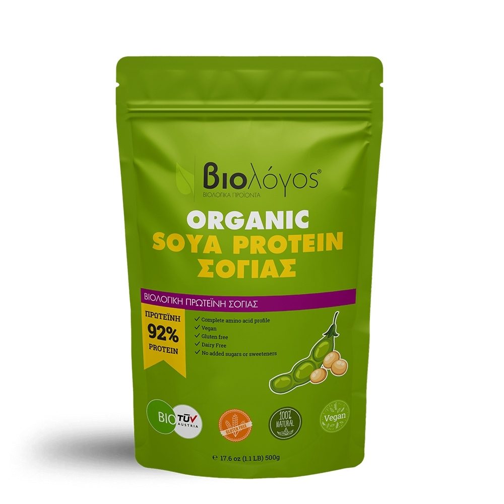 Organic Soy Protein Powder 92% (500g)