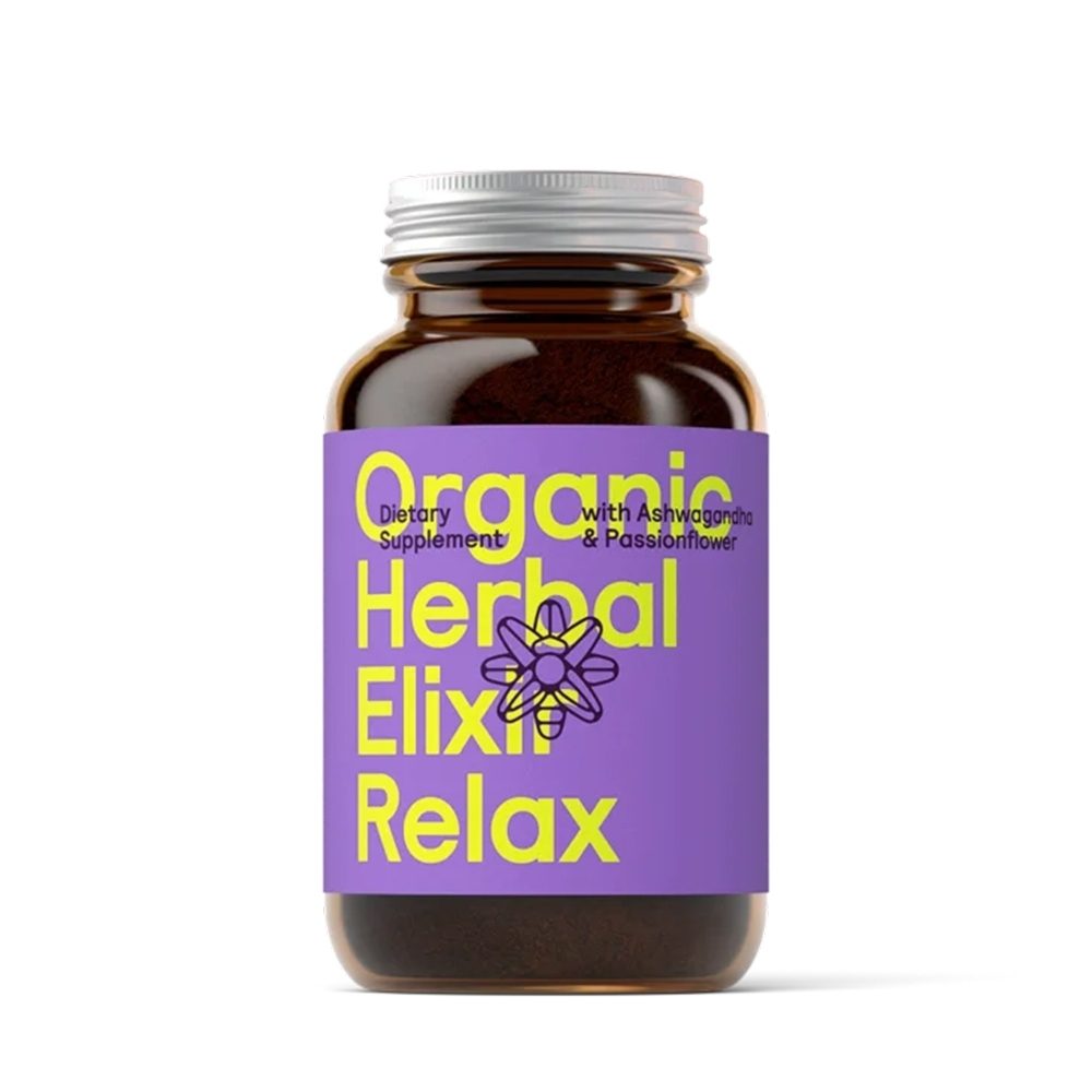 Organic Herbal Elixir RELAX Stress & Sleep (100g)
