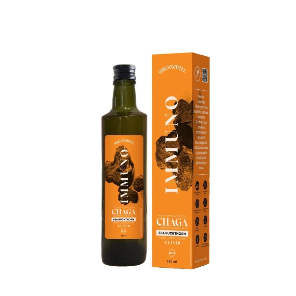 Chaga VITALITY Elixir με Ιπποφαές & Μέλι Ανοσοποιητικό & Ενέργεια