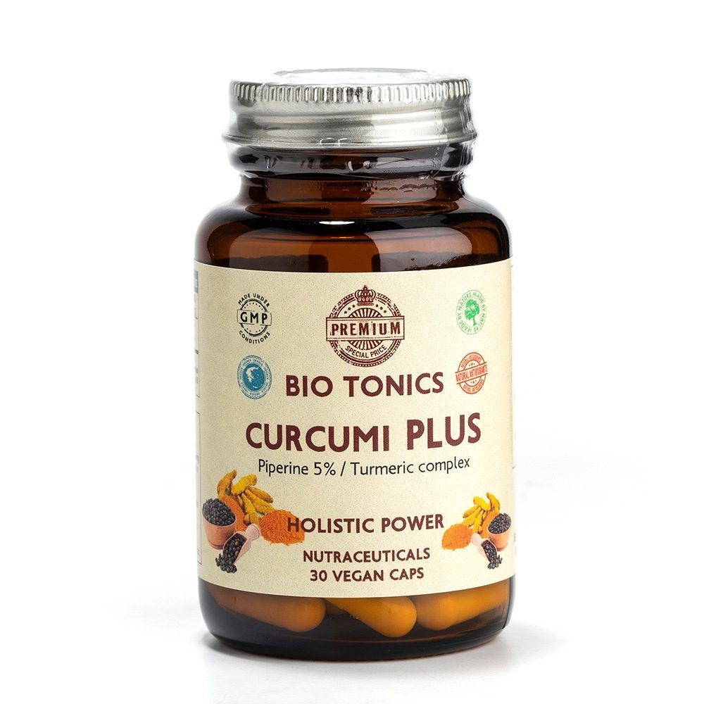 Εκχύλισμα Κουρκουμά & Πιπερίνης BIO TONICS (30caps)