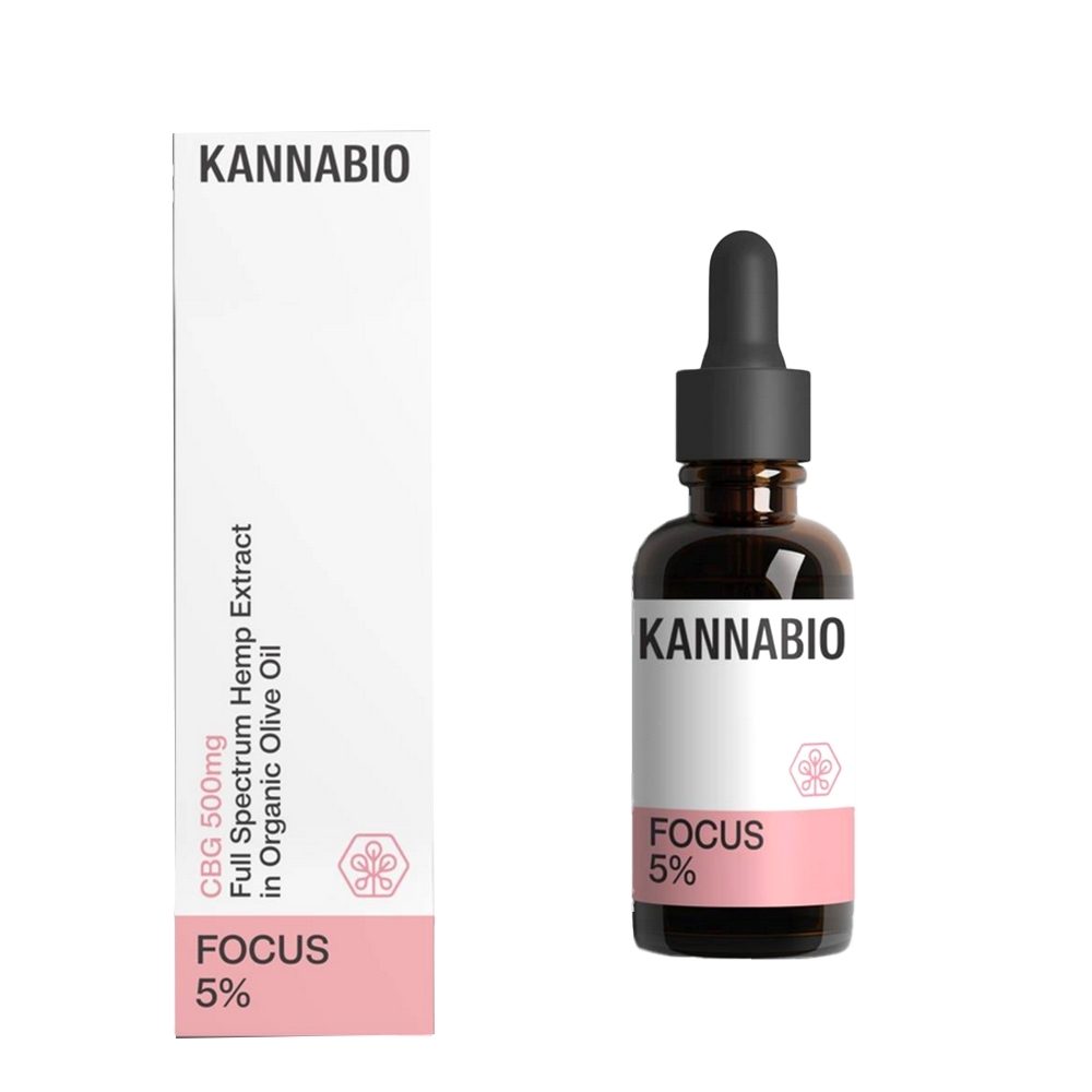 FOCUS 5% CBG Oil (500mg/10ml) Cannabigerol Oil | For Focus & Mental ...