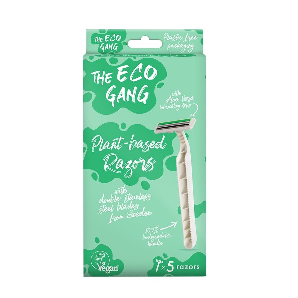 Plant-Based Razor – Eco-Friendly Shaving Solution (5 pieces)