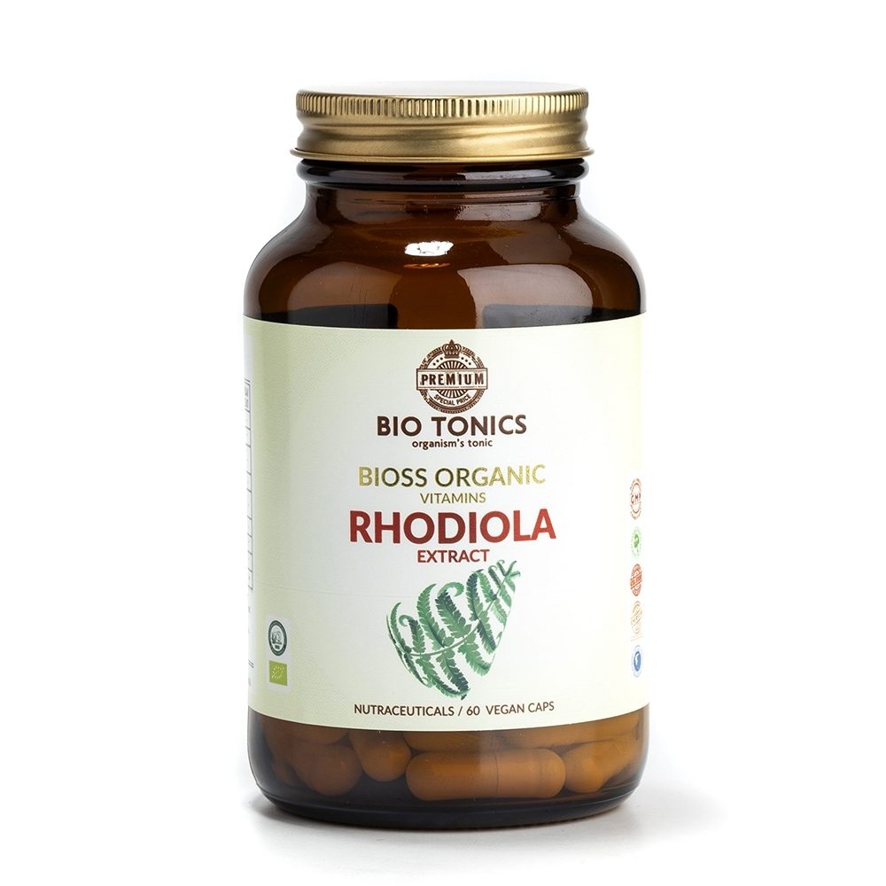 Organic Rhodiola Rosea Extract 60 Vegan Capsules