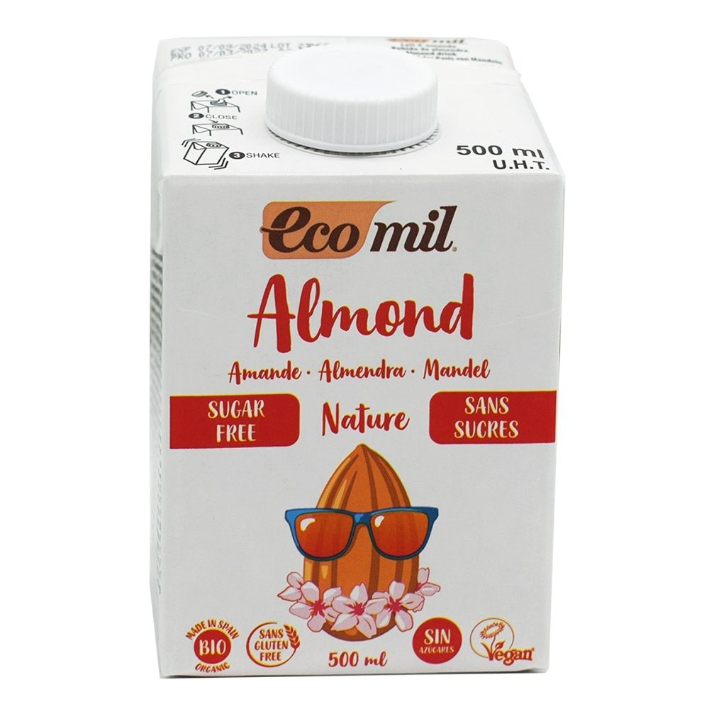 Organic Almond Milk Sugar-Free (500ml)