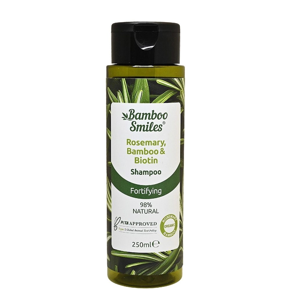 Strengthening & Anti-Hair Loss Shampoo with Organic Rosemary & Biotin (250ml)