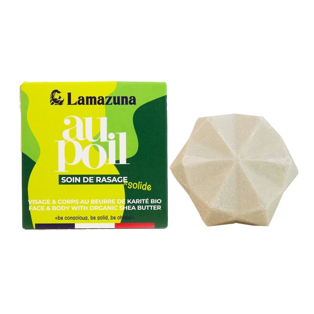 Στερεά μπάρα ξυρίσματος με Καριτέ, Λεμόνι & Πράσινο Τσάι (80ml)