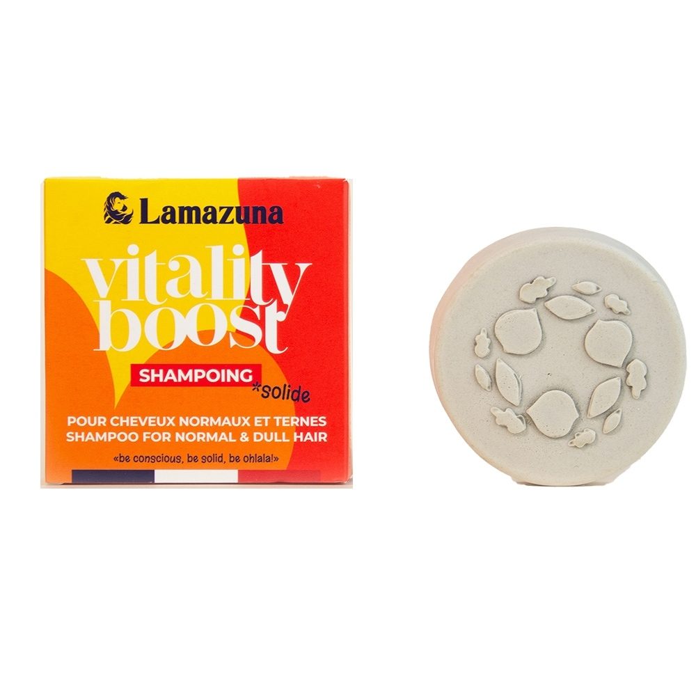 Solid Shampoo for Normal Hair – White & Green Clay (70ml)