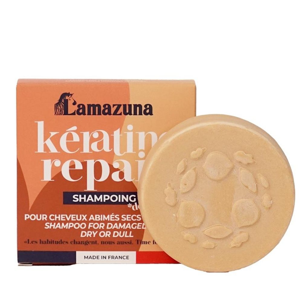 Solid Shampoo for Dry & Damaged Hair With Keratin (70g)