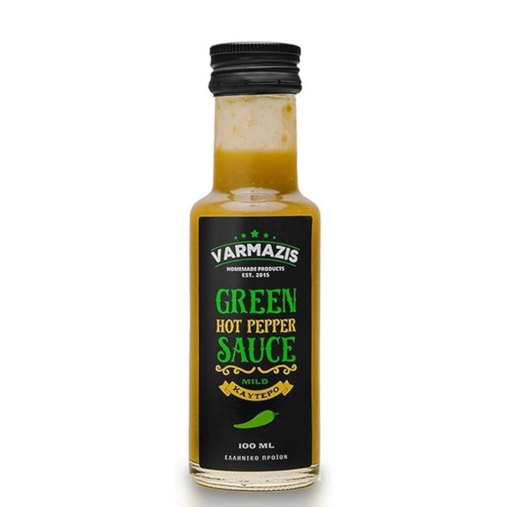 Απαλή Πράσινη Καυτερή Σάλτσα Πιπεριάς (100ml)